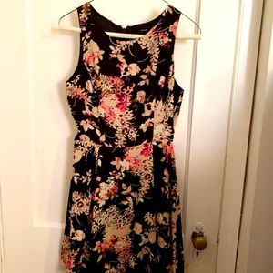 AQua  floral dress size S like new